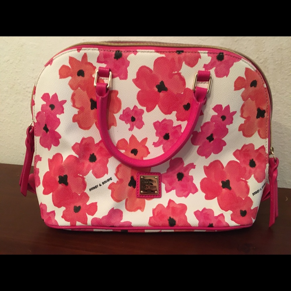 Dooney & Bourke Zip Zip Satchel in Bloom Pattern